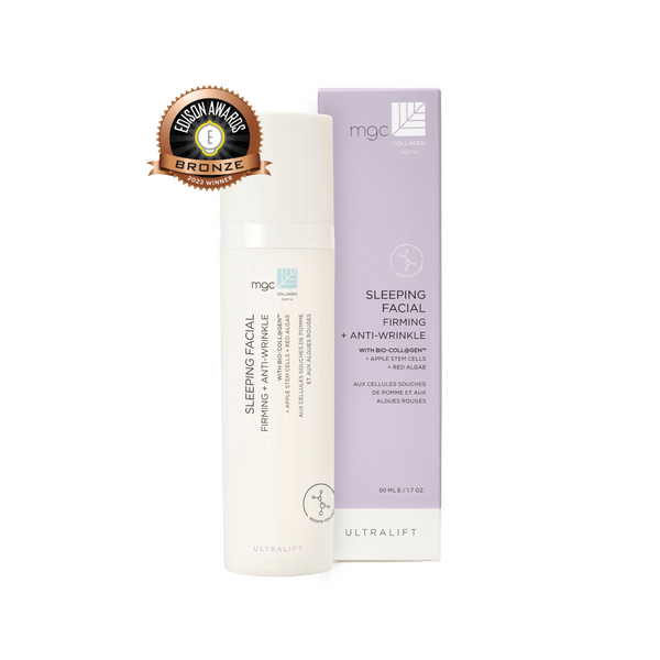 Sleeping Facial product and packaging on a white background